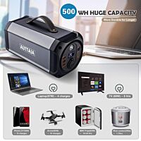 110V 500Wh Portable Solar Generator  Battery Charger Portable Power Station in USA
