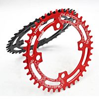 Mountain Bicycle Chainwheel MTB Bike Crankset Aluminum 104BCD Round Plate 40T/42T/44T/46T/48T/50T/52T 