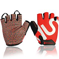 BOODUN Summer Half Finger Gloves with Shock-absorbing Gel Pad