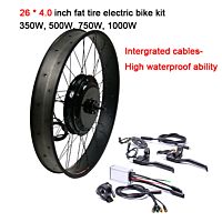 Waterproof Fat Tire Electric Bike Conversion Kit