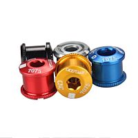 CNC Alloy Single & Double Crankset Bike Extended Chainwheel/Chainring Bolts 5pcs