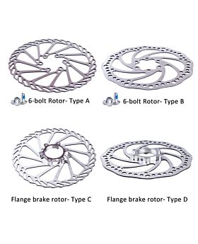 160mm Stainless Steel Bike Disc Brake Rotor 