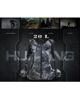 Outdoor Backpack 20L  Camouflage Shoulders Package Tactical Pockets Wild Bag