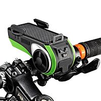Multifuction Bluetooth V4.0, Speaker, 4400mAh Power Bank, Bike Light, Bicycle Bell, Phone Bracket, all-in-one