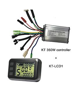 KT 36V 48V 250W  controller with KT-LCD3 ebike display
