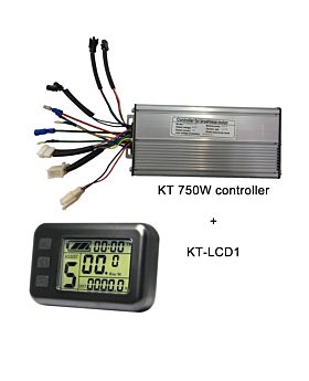 KT 36V 48V 500W ebike controller with KT-LCD5 ebike display