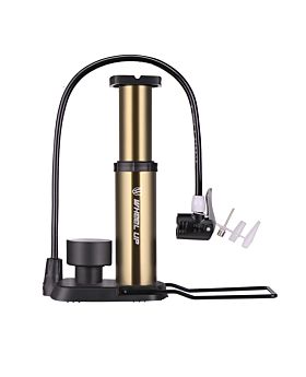 Mini Portable High Pressure Bicycle Pump With Gauge 