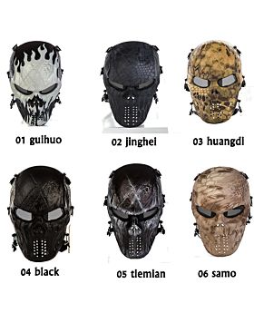 Outdoor Full Face Protective Mask Skull Skeleton Mask