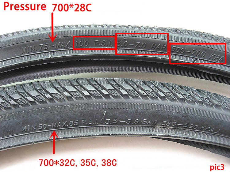 bicycle tire pressure
