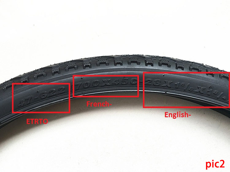 bicycle tire marking