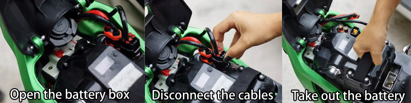 remove the sur-ron ebike battery