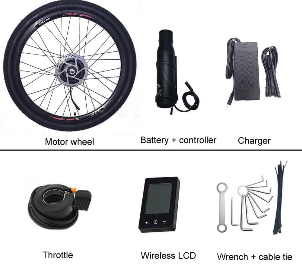 eekit electric bike conversion kit packing