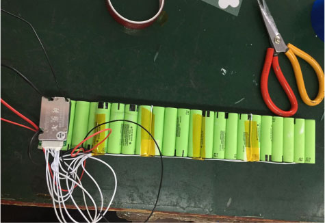 connect the battery BMS