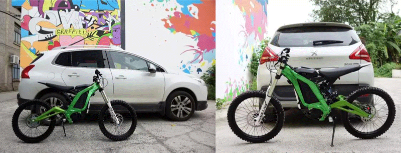 how to pack the sur ron in a SUV