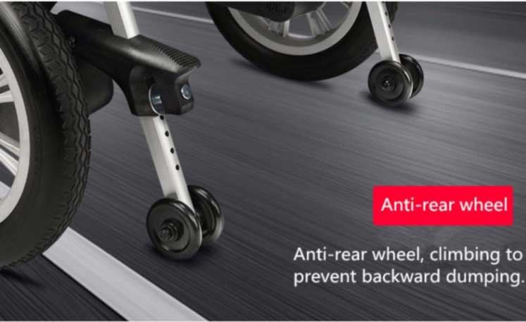 electric wheelchair ED01 anti rear wheel