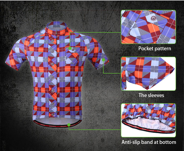 2019 bike clothing mtb jersey with reflective strips