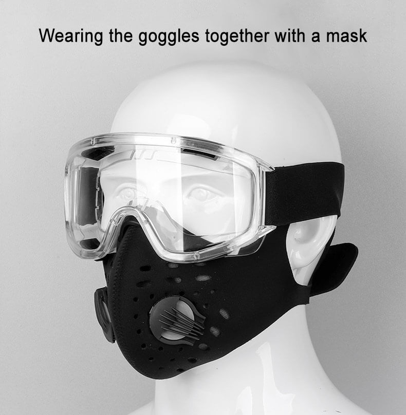Anti-fog goggles windproof sand saliva splash protective goggles for coronavirus