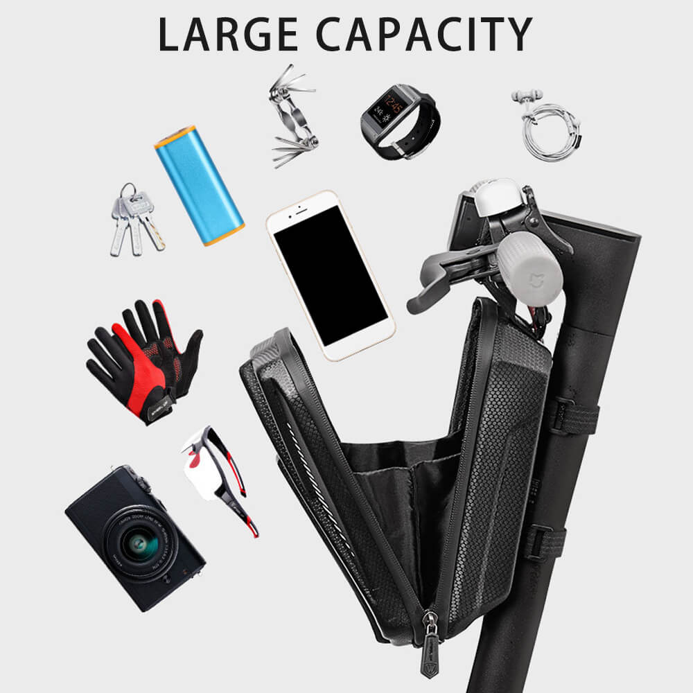 Bike Handlebar Bag Bike Accessory Top Tube Bag for  folding  Bike Folding Electric Scooter