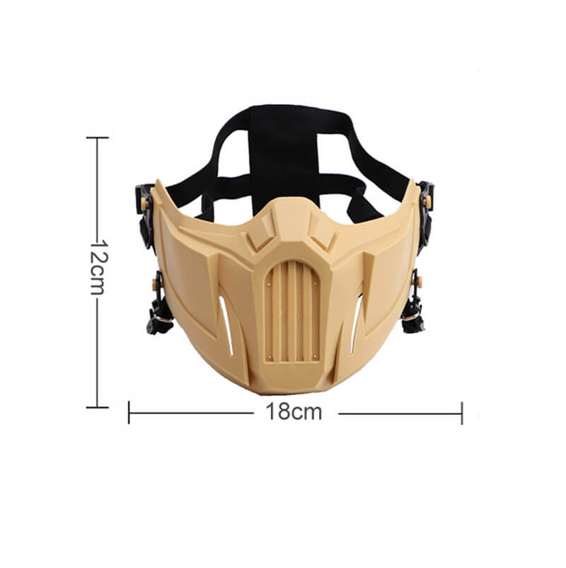 Half Face Protective Mask CS Army Fan Field Equipment Outdoor Protective Mask