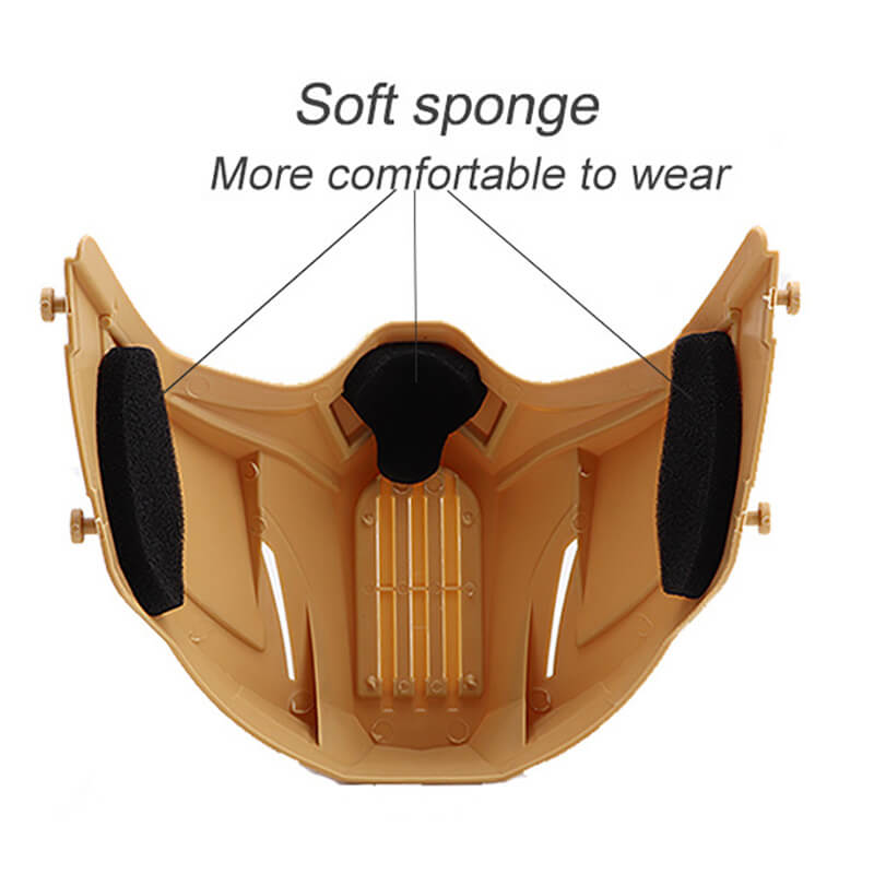 Half Face Protective Mask CS Army Fan Field Equipment Outdoor Protective Mask