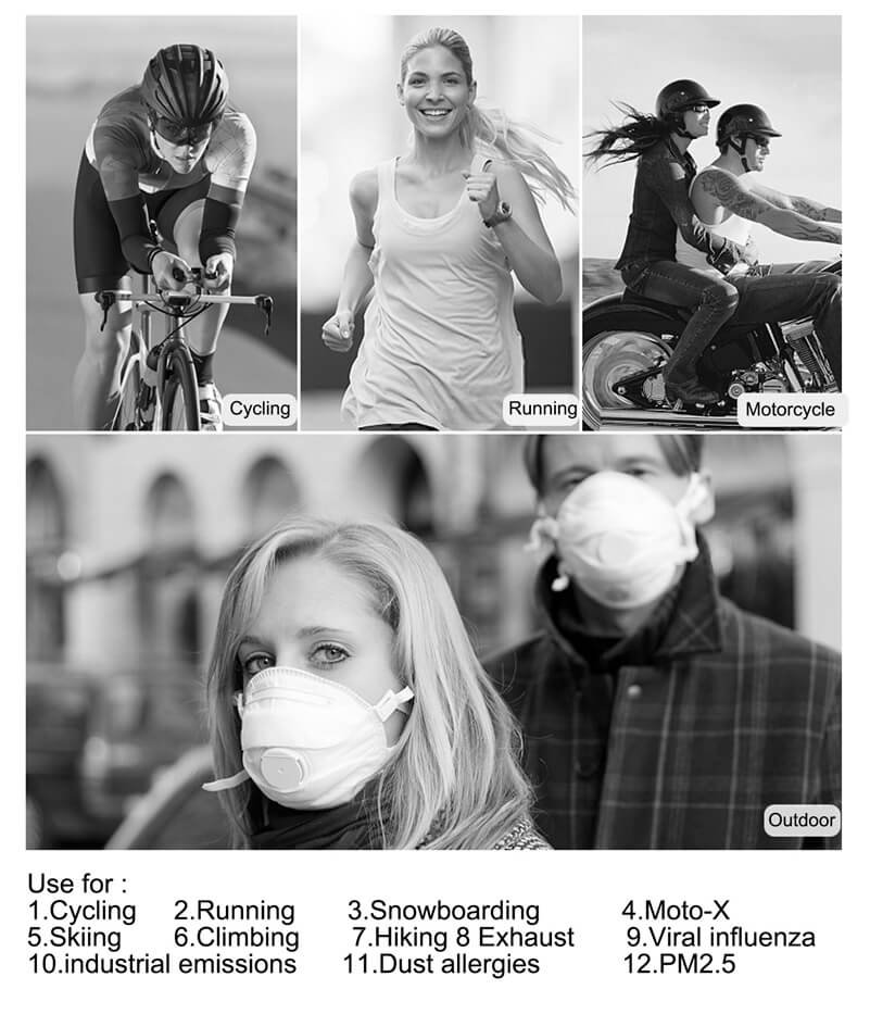 KN95 N95 Coronavirus Antiviral Face Mask With Filter Running Cycling Ourdoor Anti-Pollution Anti Dust Face Mask