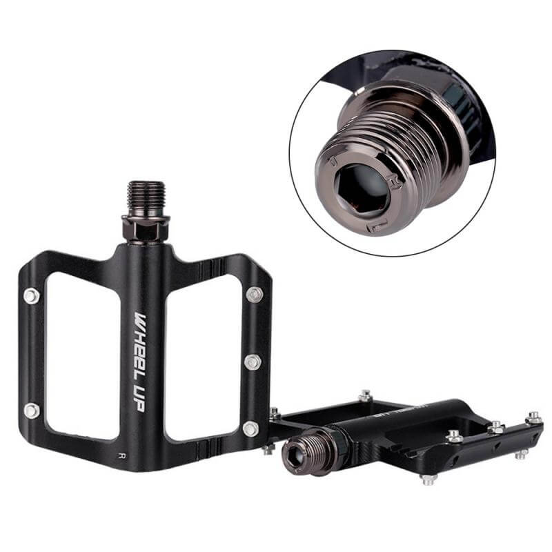 MTB Road Bike Pedals with Sealed Bearings Bicycle Pedals Wide Platform Flat Pedals  - Pedales de bicicleta de carretera MTB con rodamientos sellados Pedales de bicicleta Pedales planos 