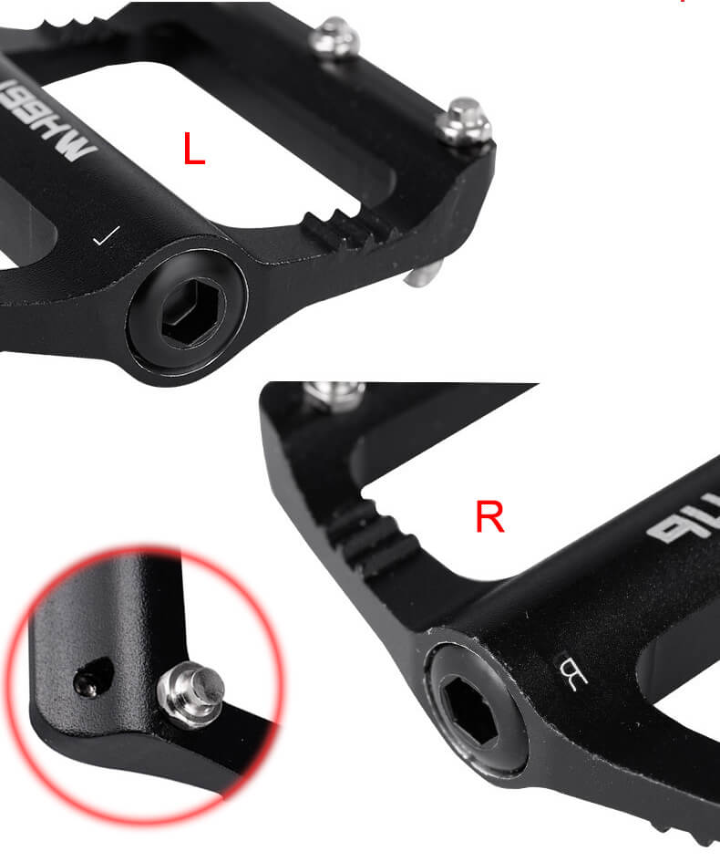 MTB Road Bike Pedals with Sealed Bearings Bicycle Pedals Wide Platform Flat Pedals  - Pedales de bicicleta de carretera MTB con rodamientos sellados Pedales de bicicleta Pedales planos 