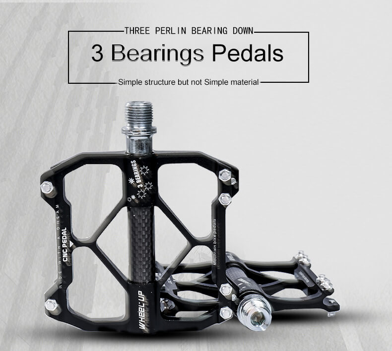 MTB Road Bike Pedals with Sealed Bearings Bicycle Pedals Wide Platform Flat Pedals  - Pedales de bicicleta de carretera MTB con rodamientos sellados Pedales de bicicleta Pedales planos 