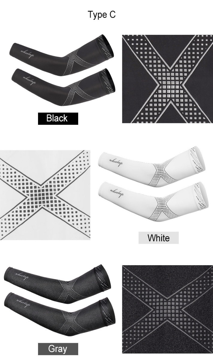 UPF 50+ Sunscreen Cooling Arm Sleeves Outdoor Sleeves For Cycling Running Hiking Fishing