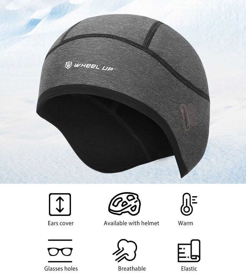 Winter Cycling Cap Windproof Thermal Ski Cap Running Skiing Motorcycle Cycling Winter Hat - Gorra de ciclismo de invierno Gorra de esquí térmica a prueba de viento Correr Esquí Motocicleta Ciclismo Sombrero de invierno