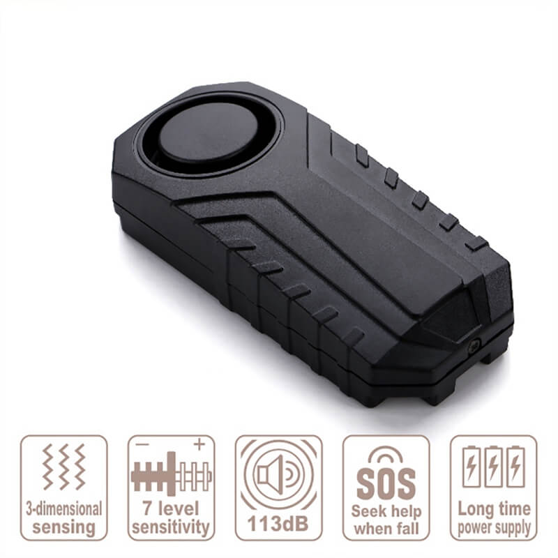 Wireless Alarm for bike scooter motorcycle door IP55 Waterproof Adjustable Anti-theft Alarm Wireless Alarm for bike scooter motorcycle door IP55 Waterproof Adjustable Anti-theft Alarm