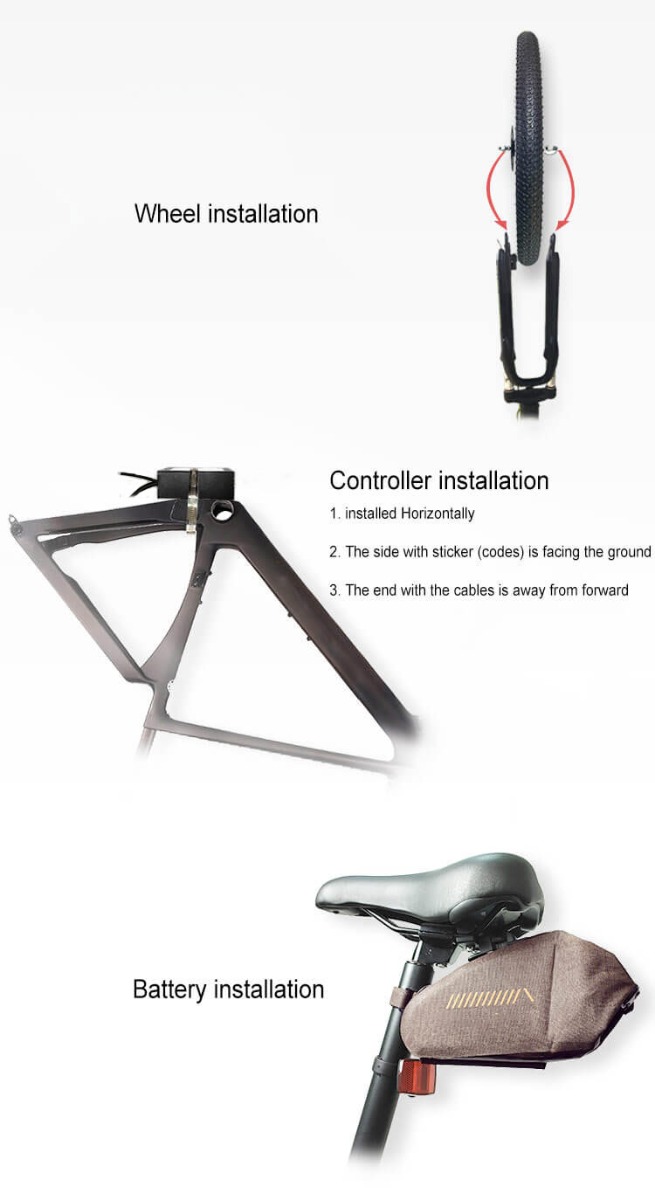 electric bike conversion kit eekit installation