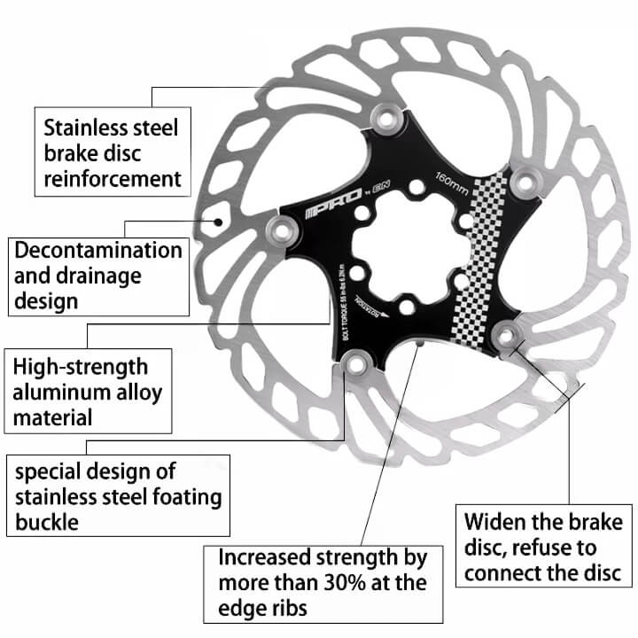 140mm-160mm-180mm-203mm-Bike-Floating-Brake-Rotor