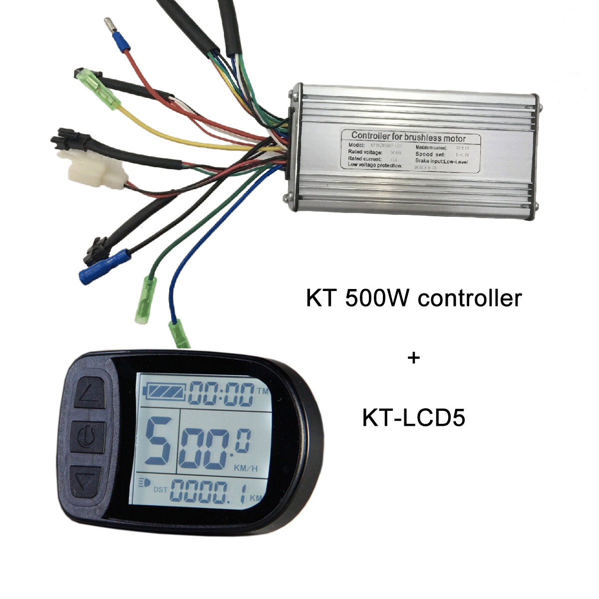 KT controllers wit KT-LCD5 electric bike display