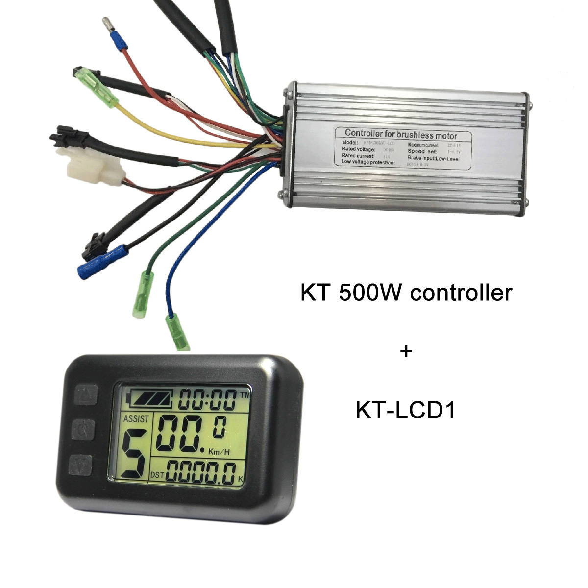 KT controllers wit KT-LCD1 electric bike display