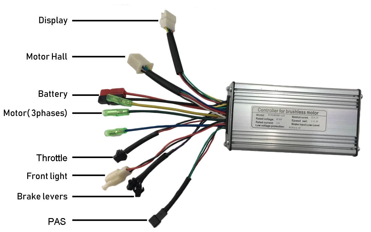 electric bicycle 250W 350W 500W 750W controller 