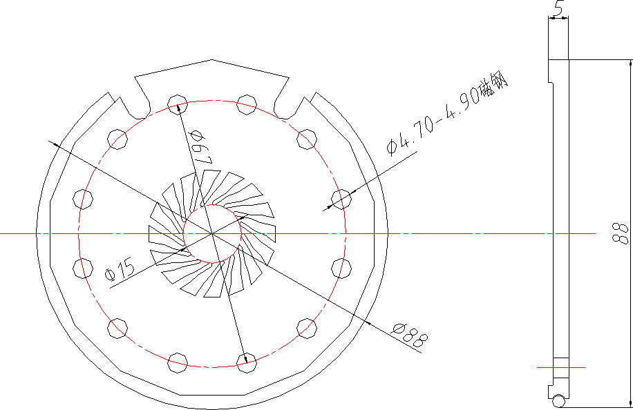 KTD12L electric bike pedal assist sensor
