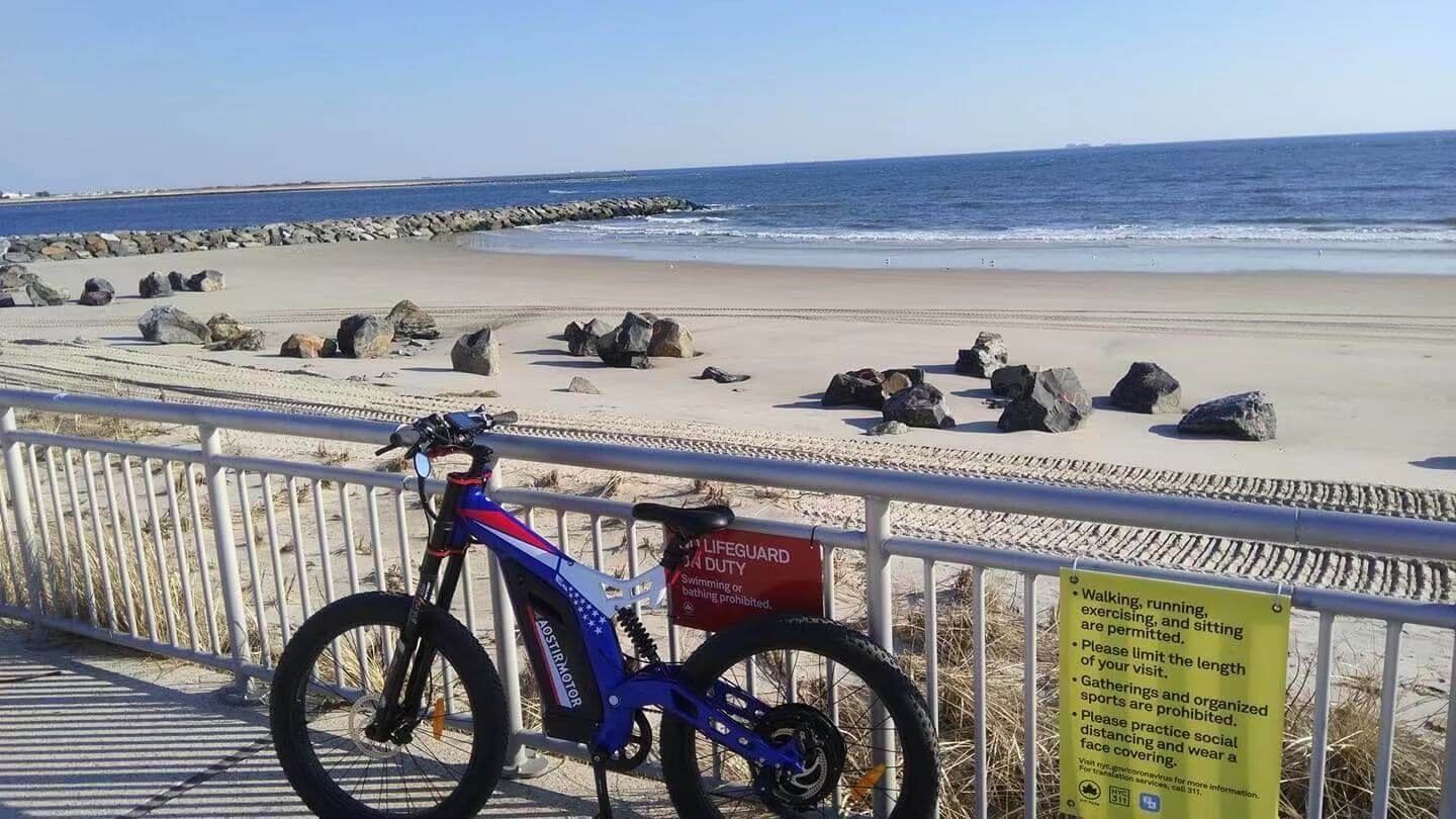 48V1500W strong power 26 inch fat tire electric mountain bike 