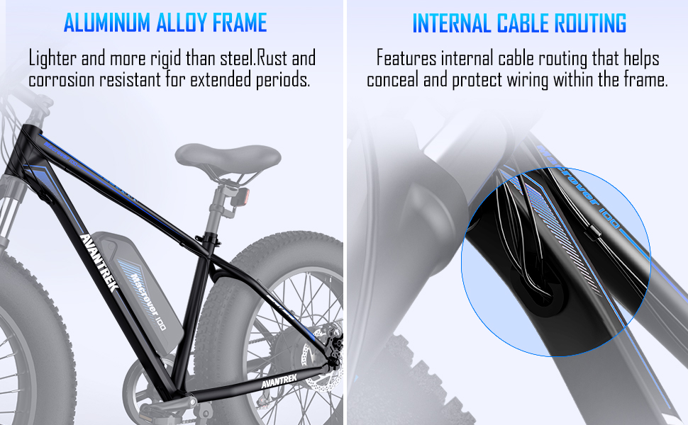 26 inch fat tire electric bike with 500W motor