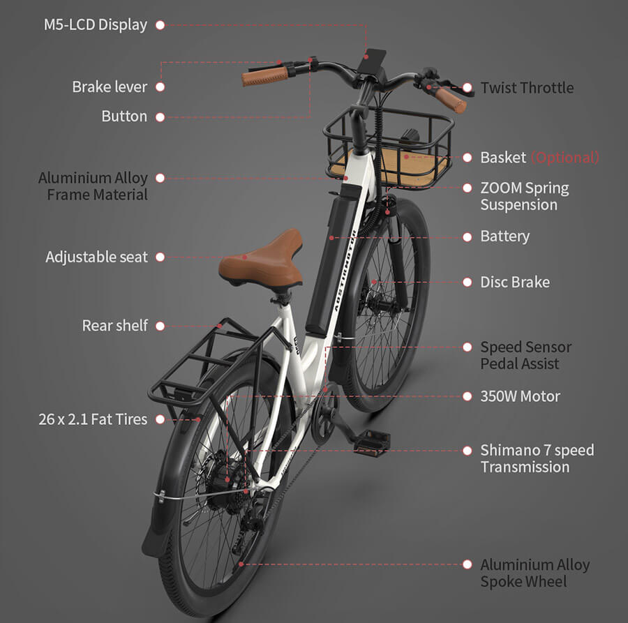  26inch cheap city electric bike lady ebike