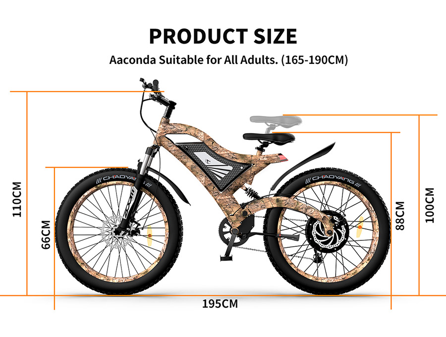 48V-1500W-fat-tire-electric-bike full suspension mountain electric bike