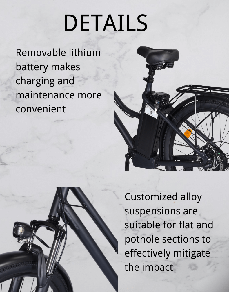 urban electric bike 26 inch city ebike