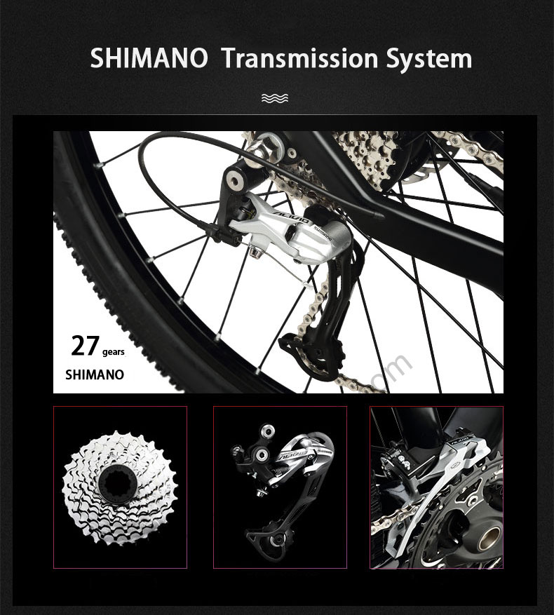 ELECYCLE GS carbon smart electric mountain bike-shimano derailleur