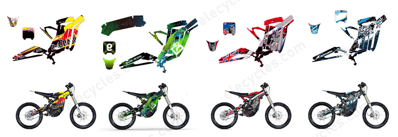 sur ron electric dirt bike sticker
