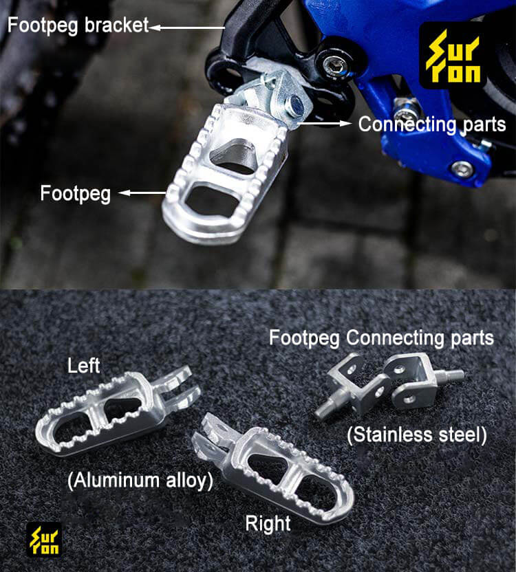 surron electric dirt bike footpeg bracket