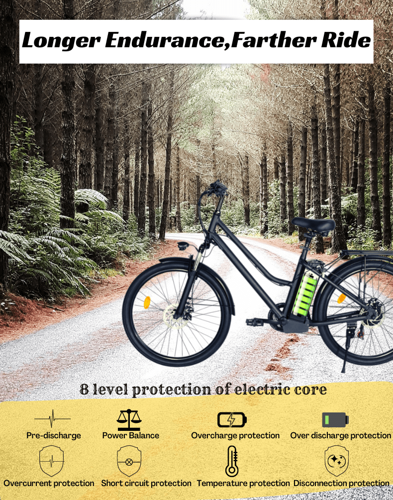 urban electric bike 26 inch city ebike