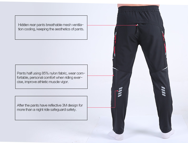 Spring Autumn Cycling Pants Long Sport Pants 