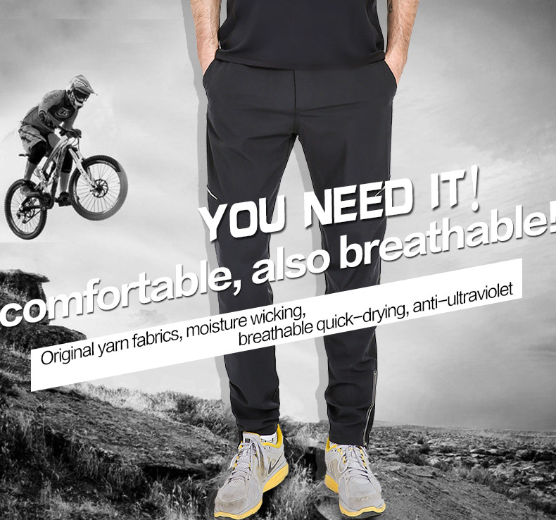 Spring Autumn Cycling Pants Long Sport Pants 