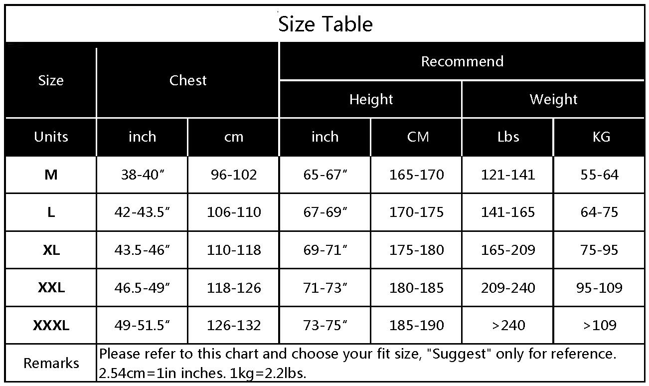 vest size